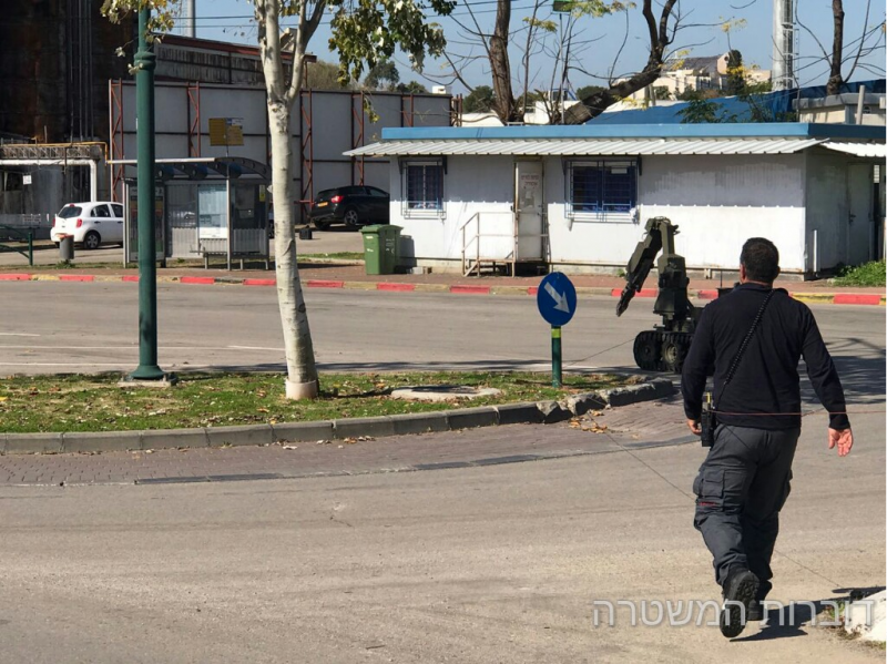 זירת האירוע, חברי החוליה חשודים בפיצוץ מטענים בת"א ובאזור // צילום: דוברו המשטרה