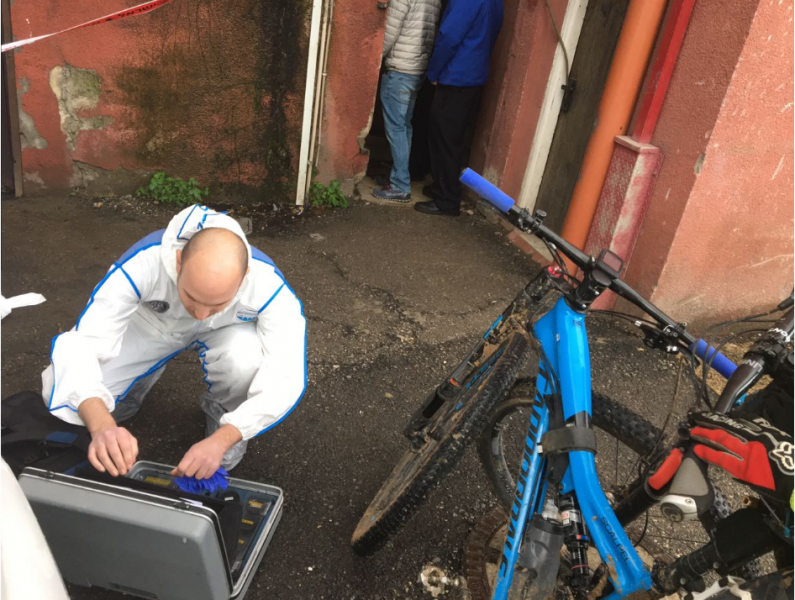 זירת האירוע בחיפה // צילום: הרצי שפירא