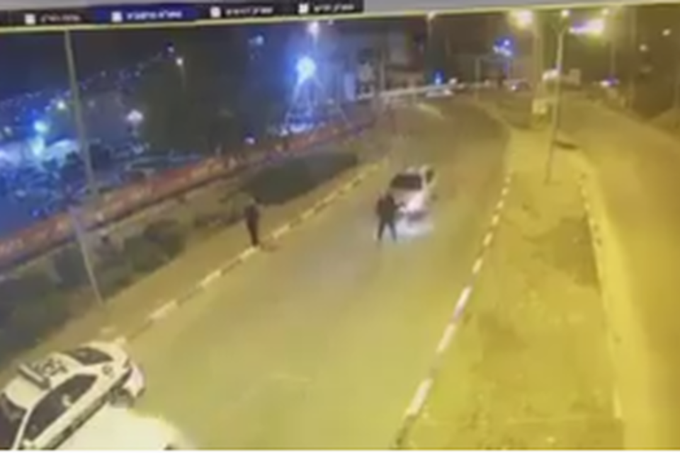 צילום מסך של תיעוד הדריסה , 