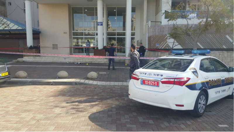 זירת האירוע באשדוד // צילום: דוברות המשטרה (לכיש)