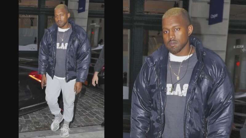 לבוש בזוג נעלי ריצה של חברת "ייזי" // צילום: מתוך יוטיוב