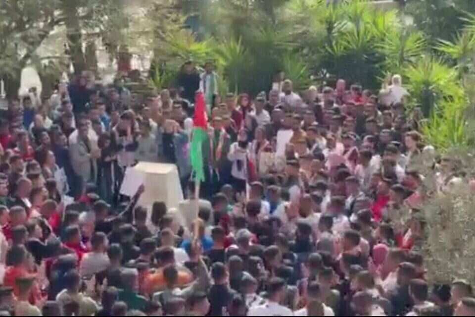 עצרת תמיכה במחבל , רשתות פלשתיניות