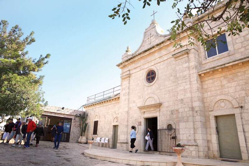 מנזר המוחרקה. כאן התחולל העימות בין אליהו הנביא לנביאי הבעל // צילום" לירון אלמוג