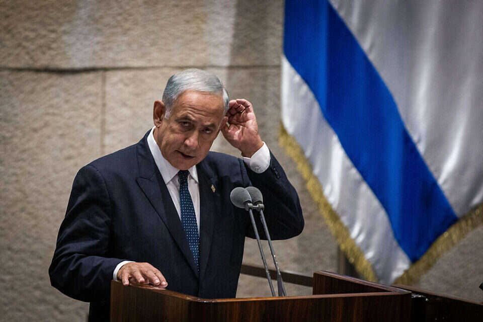 רה"מ המיועד נתניהו במליאת הכנסת, 6 בנובמבר 2022 , אורן בן חקון