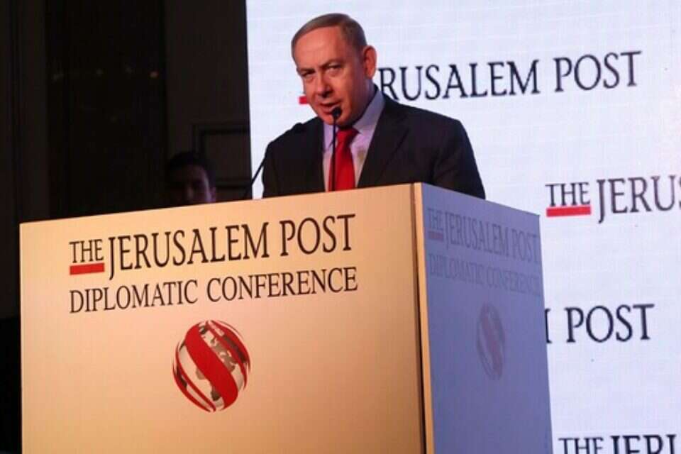בנימין נתניהו בכנס ג'רוזלם פוסט // צילום: סיון פרג' // בנימין נתניהו בכנס ג'רוזלם פוסט // צילום: סיון פרג' ,
