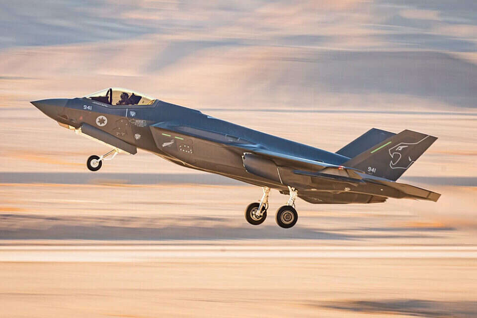 מטוס f35 ממריא , דובר צה"ל