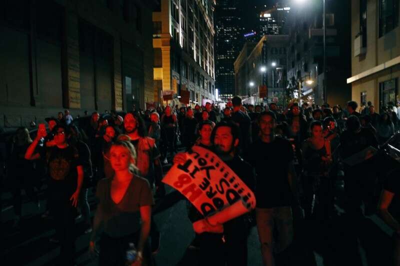 הפגנות נגד טראמפ // צילום: מתוך טוויטר