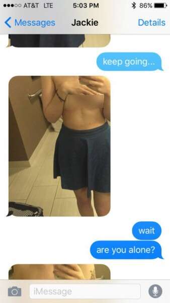 התמונה השנייה והגורלית // צילום מסך ההודעה