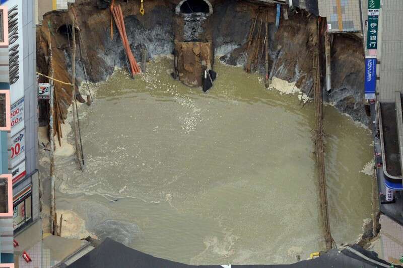 בנס לא היו נפגעים // צילום: איי.פי