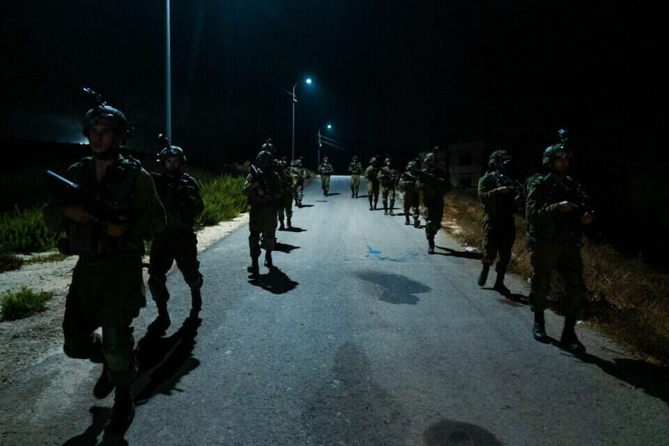 לוחמים בסיור בשומרון , דובר צה"ל