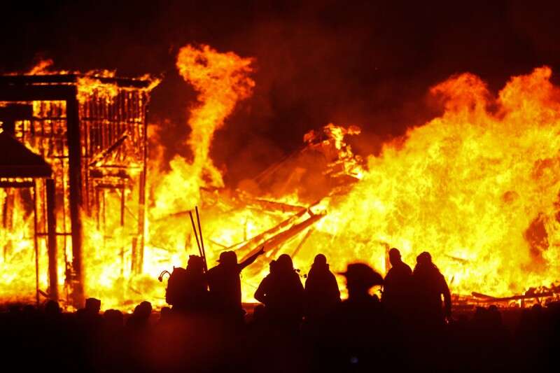 פסטיבל הברנינג-מן בנבדה // צילום: אי.פי