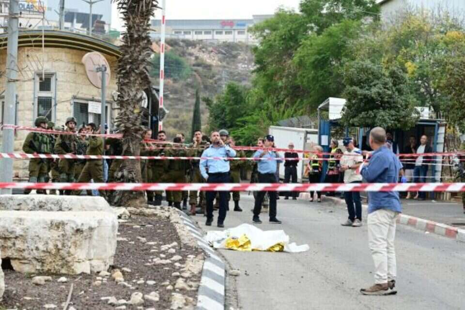 כוחות הביטחון באחת מזירות הפיגוע , יוסי זליגר