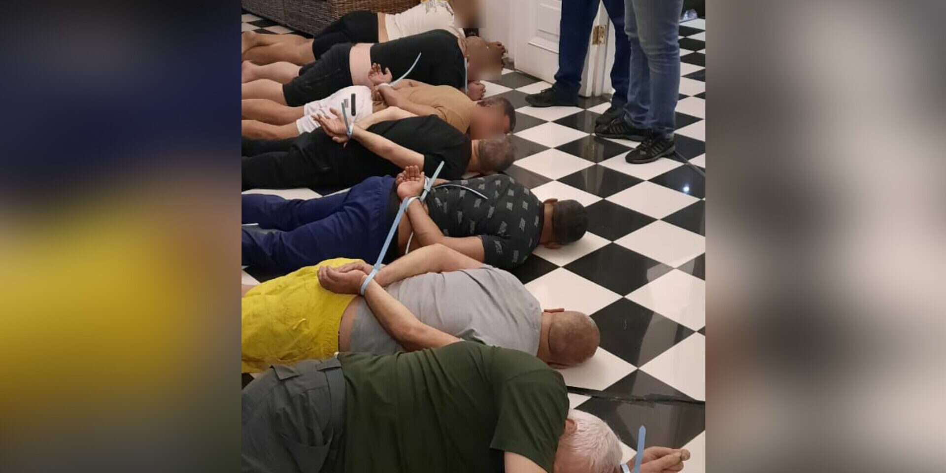 הפשיטה בדרום אפריקה שבה נעצר בכיר בארגון הפשע הישראלי , מתוך טוויטר