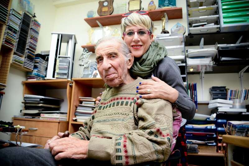 נחצ'ה ובתו סי // צילום: מאיה באומל בירגר