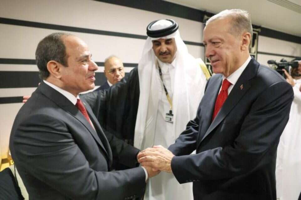 ארדואן וא־סיסי. מפגש פסגה לאחר שנים , אי.אף.פי