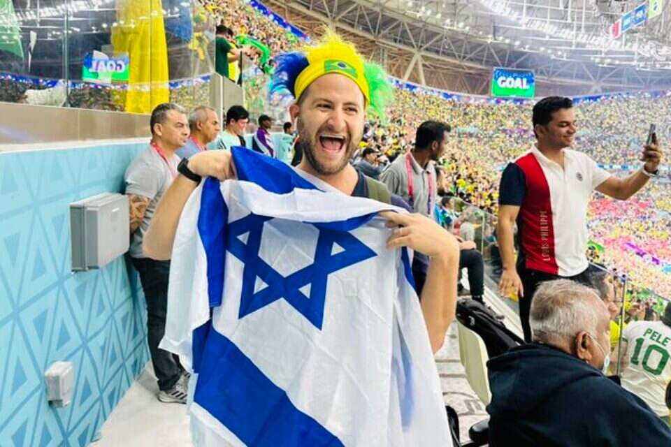 גיא הוכמן במונדיאל בקטאר. , מתוך חשבון הטוויטר של גיא הוכמן