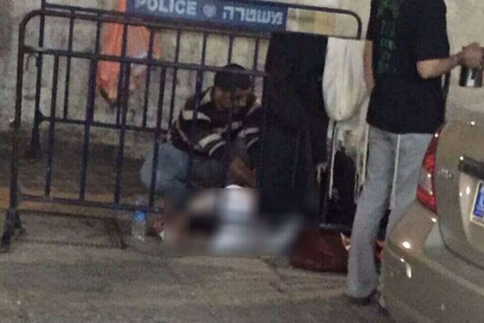 זירת הפיגוע בירושלים // צילום: דובר מד"א // זירת הפיגוע בירושלים // צילום: דובר מד"א , 