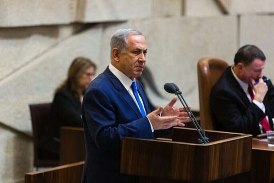 נתניהו תקף את הסיעות הערביות // צילום: דודי ועקנין // נתניהו תקף את הסיעות הערביות , 