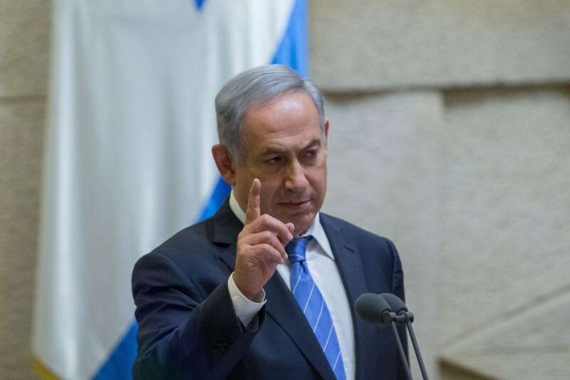 נתניהו בכנסת, אתמול // צילום: יהונתן זינדל