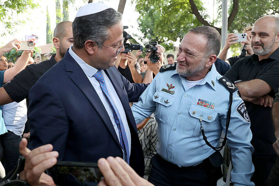 יחליטו יחד על מחליף. ח"כ בן גביר והמפכ"ל שבתאי (ארכיון) , קוקו