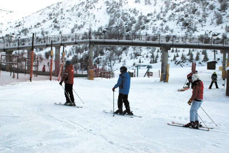 שיעור סקי בחרמון // צילום: אתר החרמון