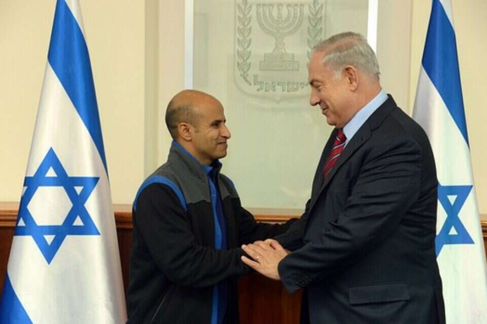 נתניהו וטארבין ביום השחרור בשבוע שעבר // צילום: חיים צח // נתניהו וטארבין ביום השחרור בשבוע שעבר ,