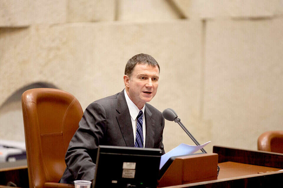 יו"ר הכנסת אדלשטיין \ צילום: ליאור מזרחי // יו"ר הכנסת אדלשטיין ,