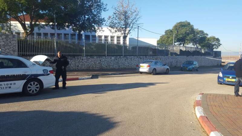 בית הספר "נופים" בעפולה, הבוקר // צילום: ניב פייס 