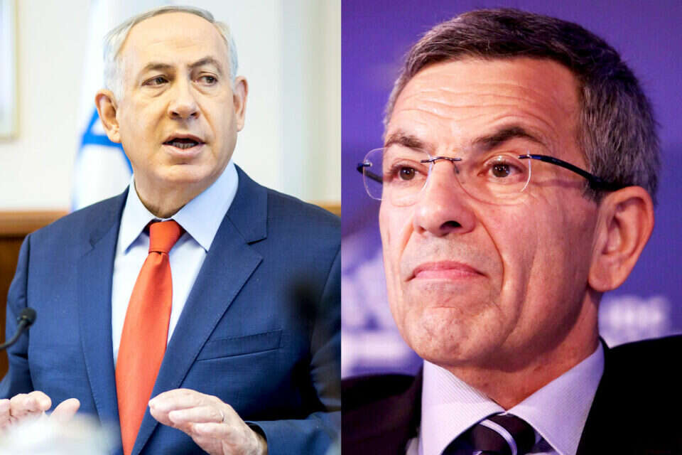 נחושתן ונתניהו // צילומים: יהושע יוסף ואמיל סלמן // נחושתן ונתניהו ,