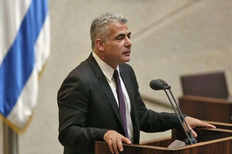 לפיד במליאה, אתמול  //  נעם ריבקין פנטון // לפיד במליאה, אתמול , 