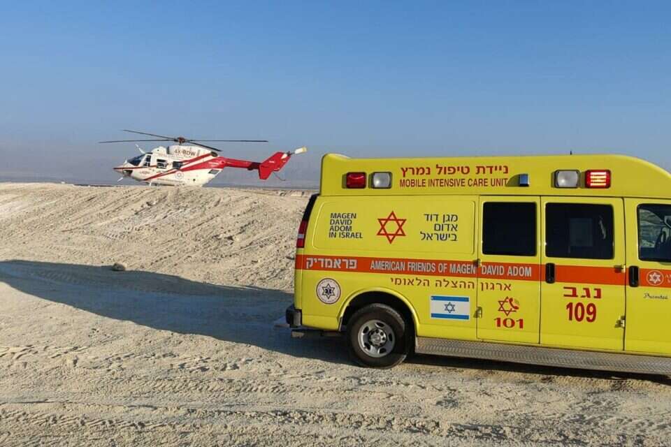 צוות מד"א נאלץ לקבוע את מותו , דוברות מד"א