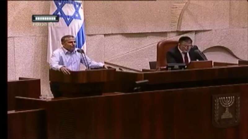 "המזרח התיכון נחרב"; ח"כ מגל על דוכן הכנסת // צילום: ערוץ הכנסת 