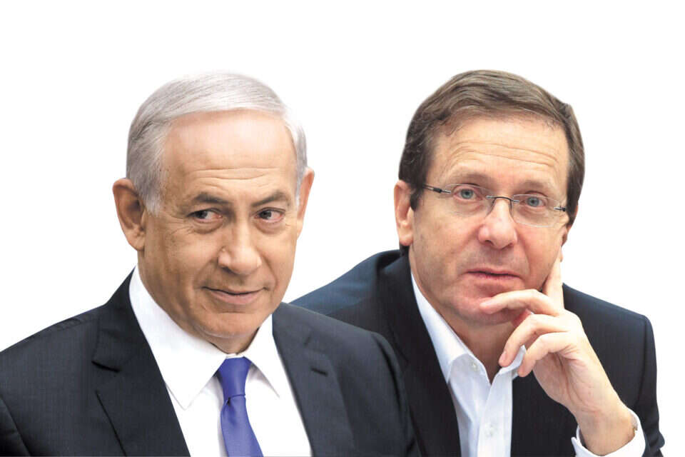 שתי מדינות, ממשלה אחת? מימין: בנימין נתניהו, יצחק הרצוג, נפתלי בנט וראובן ריבלין // צילום: דודי ועקנין // שתי מדינות, ממשלה אחת? מימין: בנימין נתניהו, יצחק הרצוג, נפתלי בנט וראובן ריבלין ,
