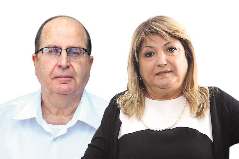 השופט דוד רוזן ושולה זקן // צילום: יהושע יוסף וגיל יוחנן