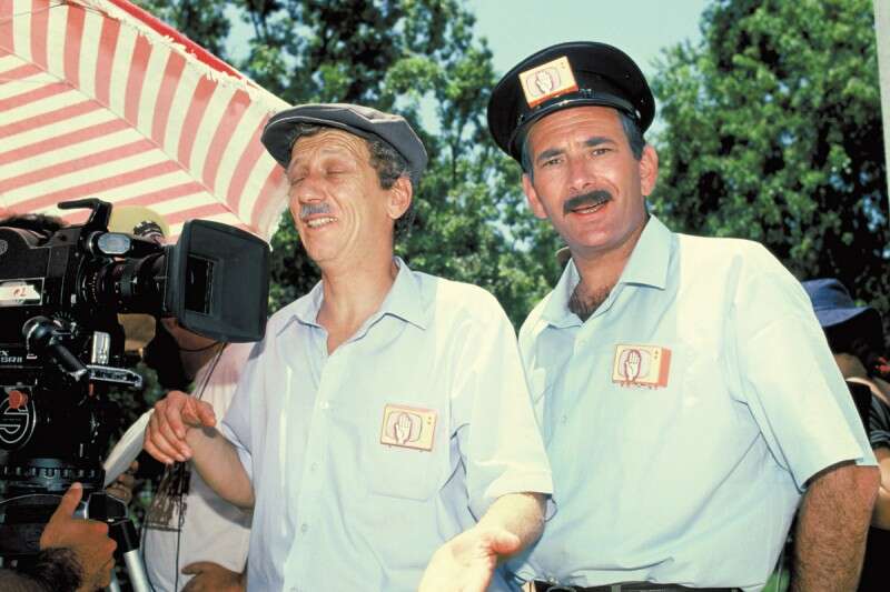 עם מוני מושונוב ב"זהו זה!". "כן יהיה איחוד, לא יהיה איחוד... כולנו עצלנים" //  צילום: משה שי