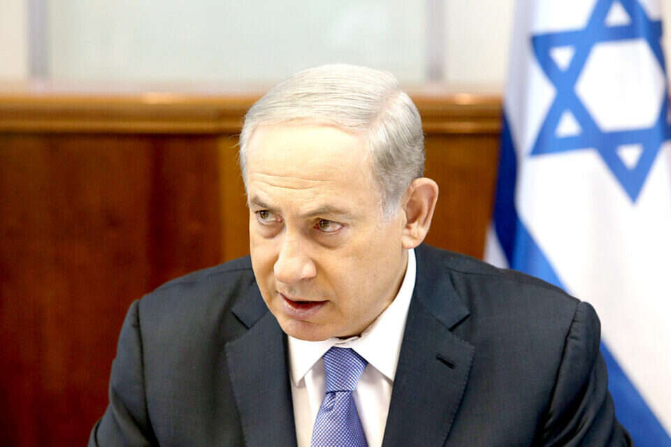 נתניהו, אתמול // צילום: עמית שאבי // נתניהו, אתמול ,