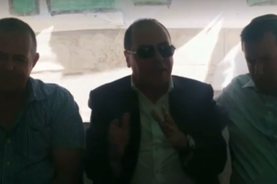 סילבן שלום באוהל המחאה // צילום: רננה ברוכי // סילבן שלום באוהל המחאה ,