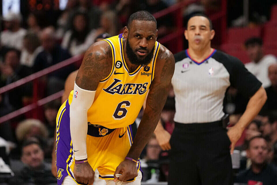 ג'יימס מתוסכל, הלילה במיאמי , USA TODAY Sports