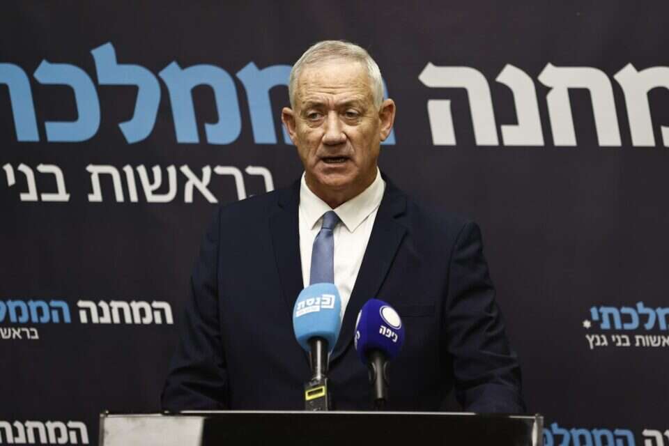 יו"ר המחנה הממלכתי בני גנץ