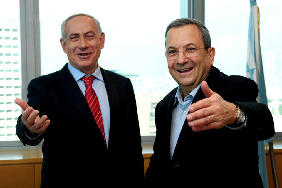 ברק ונתניהו // צילום ארכיון: קובי גדעון/לע"מ // ברק ונתניהו ,