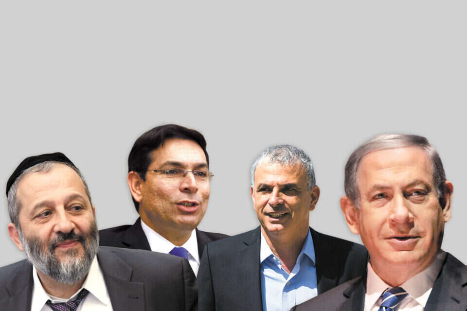 רגעים שדורשים אחריות לאומית. מימין: בנימין נתניהו, דני דנון, משה כחלון, אריה דרעי // צילום: קוקו, דודי ועקנין // רגעים שדורשים אחריות לאומית. מימין: בנימין נתניהו, דני דנון, משה כחלון, אריה דרעי ,
