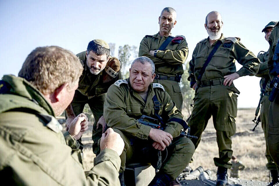 רא"ל איזנקוט, אתמול // צילום: דובר צה"ל // רא"ל איזנקוט, אתמול ,