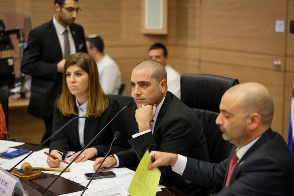 יו"ר ועדת הכנסת ויו"ר הקואליציה אופיר כץ , נועם מושקוביץ, דוברות הכנסת