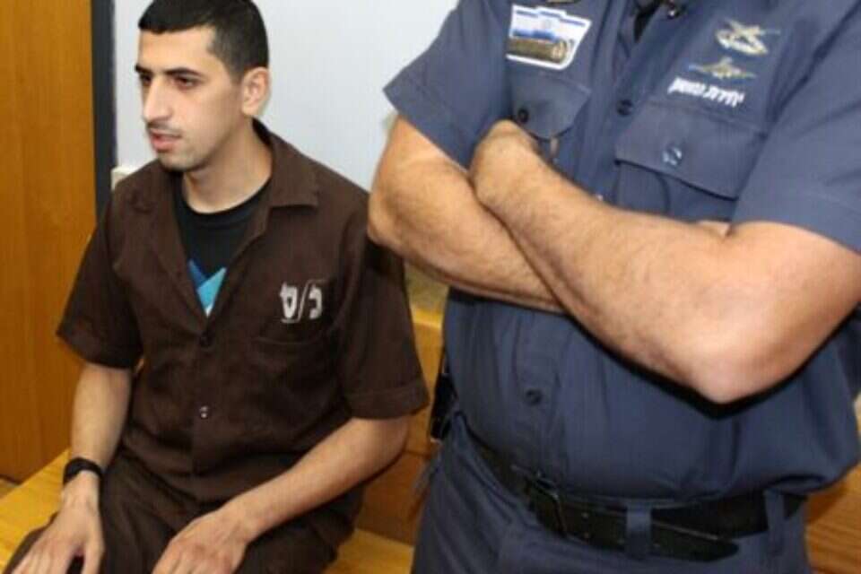 חמזה מגאמסה, הבוקר בבית המשפט // צילום: גיל אליהו - ג'יני // חמזה מגאמסה, הבוקר בבית המשפט , 