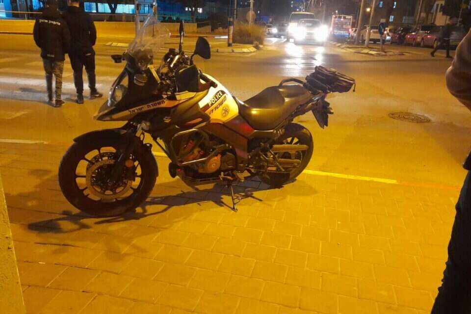 זירת התאונה בבני ברק , ללא קרדיט