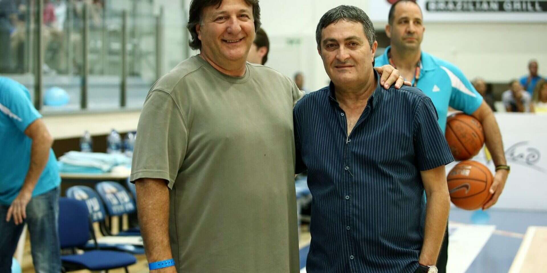 צילום: אודי ציטיאט // הרציקוביץ' (משמאל) ואמסלם. צוות מנצח ,