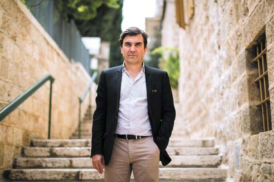 "בדמוקרטיה במזה"ת עדיין שולט 'הצדק השבטי'". ז'ורז' מאלברונו // צילום: דודי ועקנין // "בדמוקרטיה במזה"ת עדיין שולט 'הצדק השבטי'". ז'ורז' מאלברונו ,