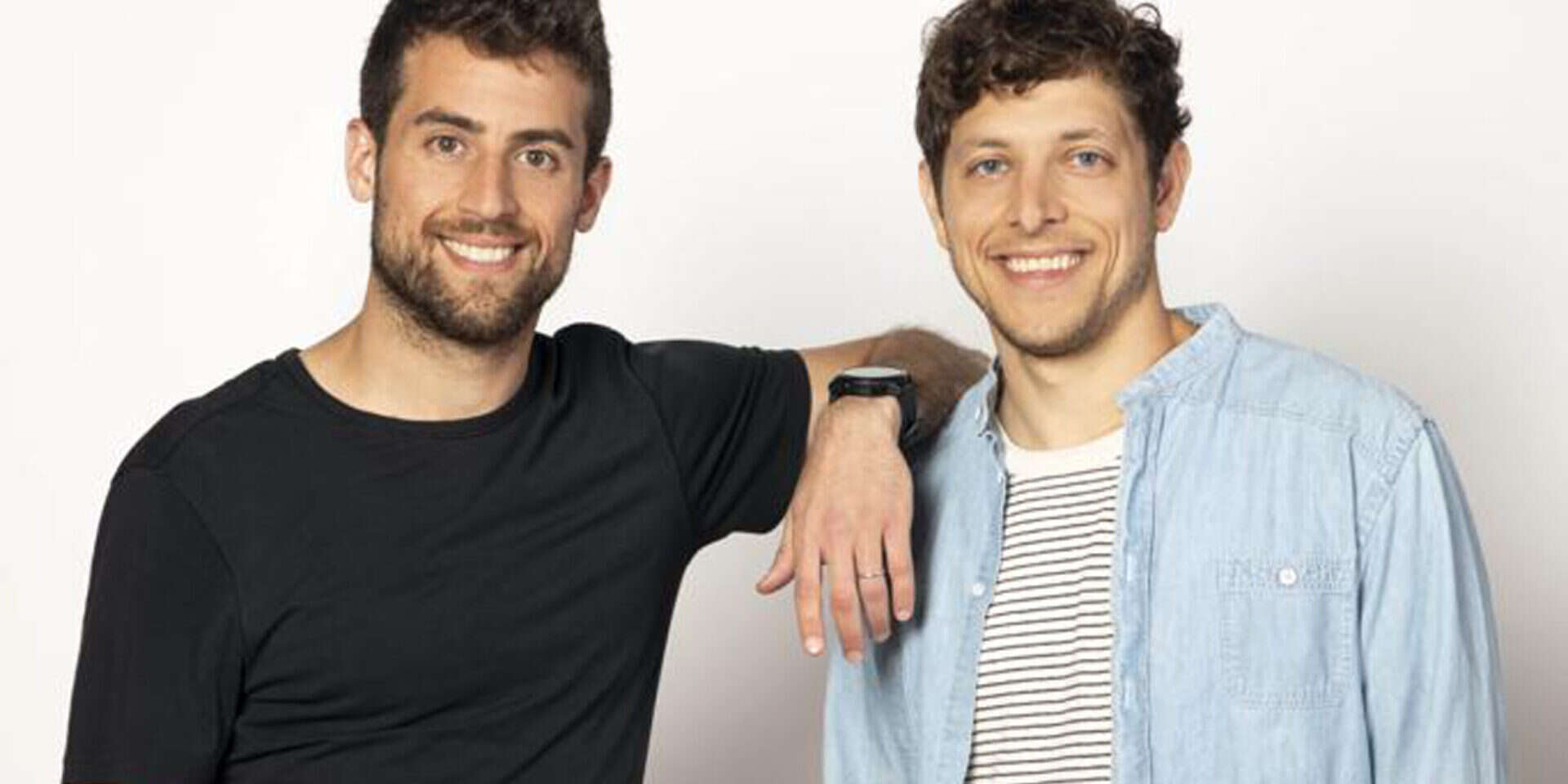 רועי גולדברג מייסד שותף וסמנכל תפעול עם נדב שובל מייסד שותף ומנכ''ל חברת אופןוו