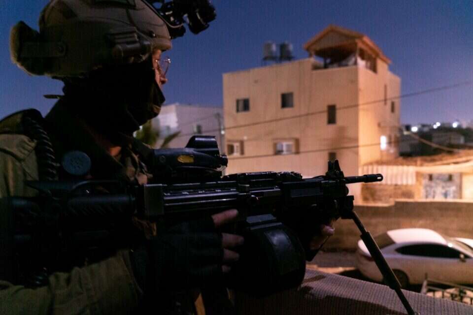 פעילות צה"ל ביו"ש הלילה