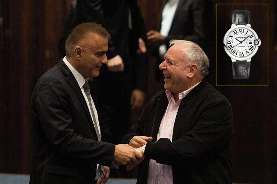 השר אמסלם והשעון, 15 בפברואר 2023